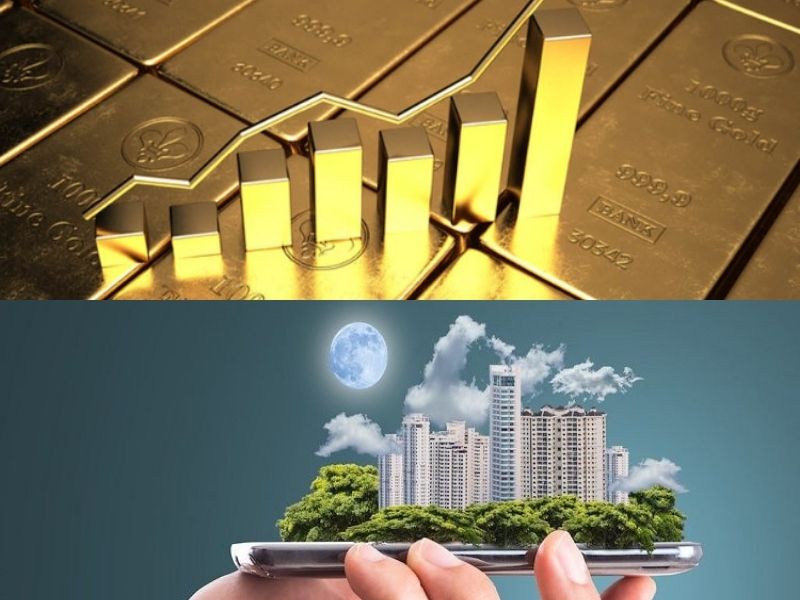 So sánh vàng và bất động sản – hai tài sản trú ẩn của dòng tiền