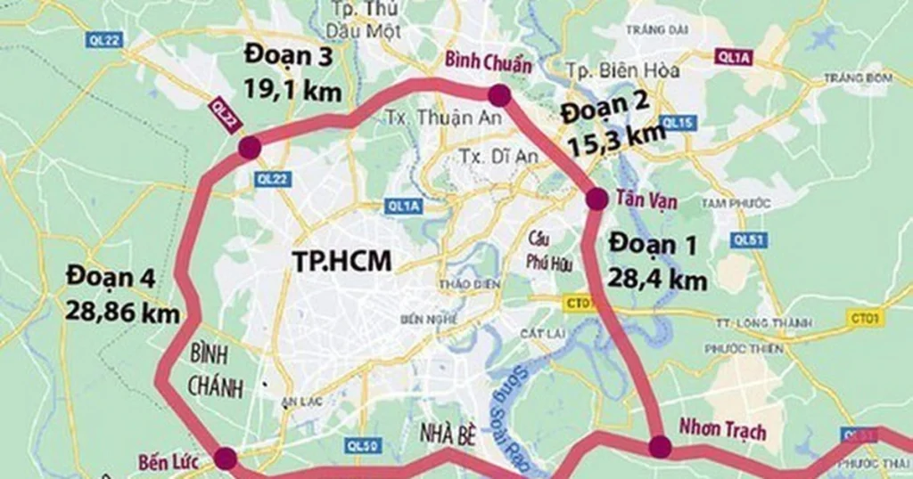 Hạ tầng giao thông liên vùng Vành đai 3 kết nối khu Tây Bắc TP.HCM