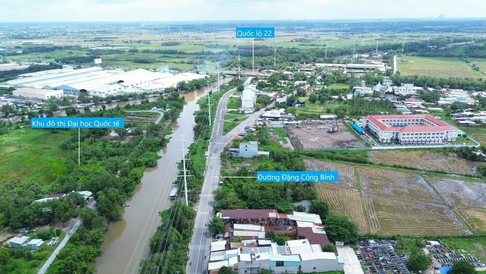 Hóc Môn trước đại dự án với đô thị hóa tự nhiên và mật độ dân cư ổn định