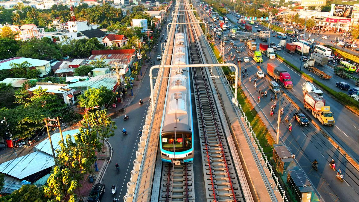 Tuyến metro số 2 kết nối trung tâm TP.HCM với Hóc Môn