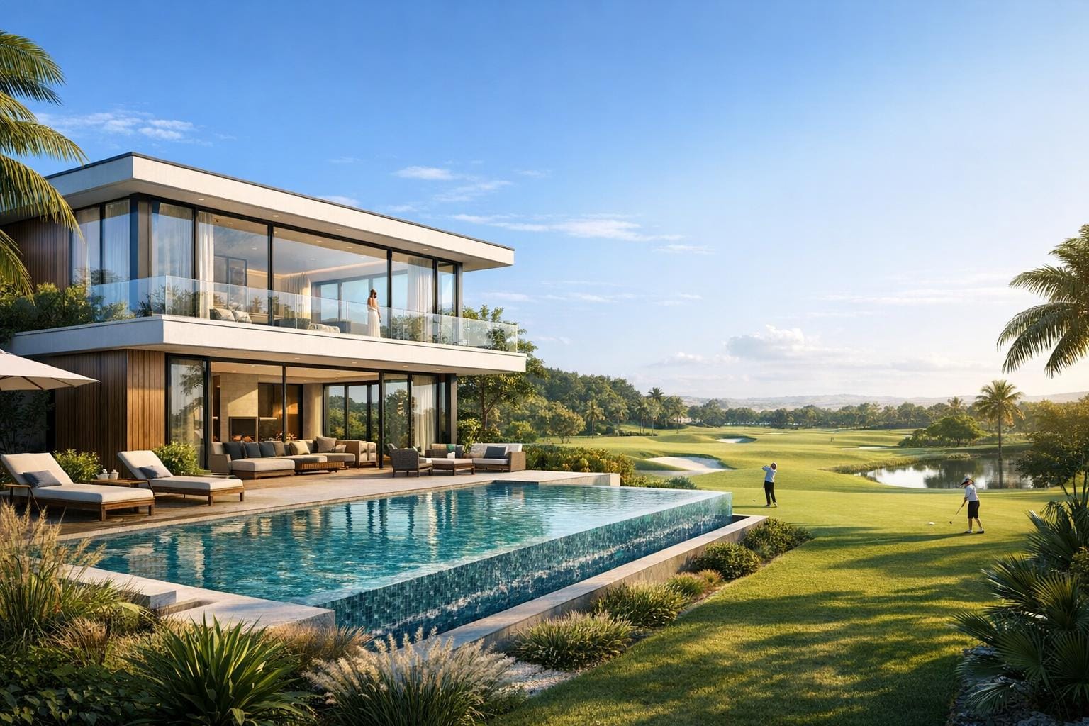 Mẫu biệt thự view sân Golf Vinpearl Léman tại Vinhomes Hóc Môn